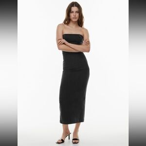 NWT '90S TUBE MAXI DENIM DRESS